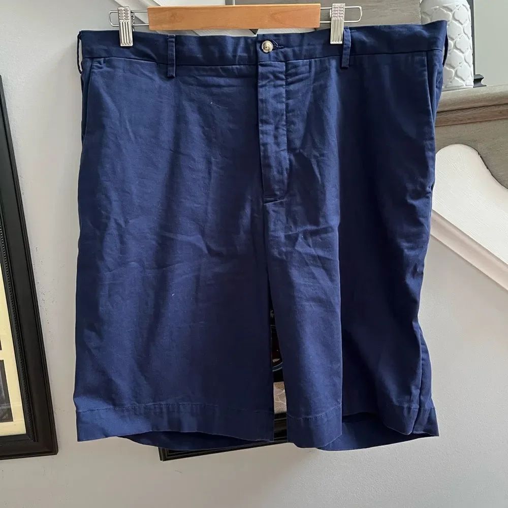 Polo Ralph Lauren Navy Stretch Classic Fit Shorts sz 38L